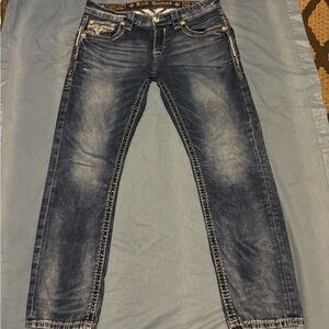 Rock revival jeans, size 36, inseam 31 great look and design